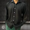 ans Slim Fit Polo Long Sleeve Shirt: "Lans Slim Fit Polo Long Sleeve Shirt in breathable cotton