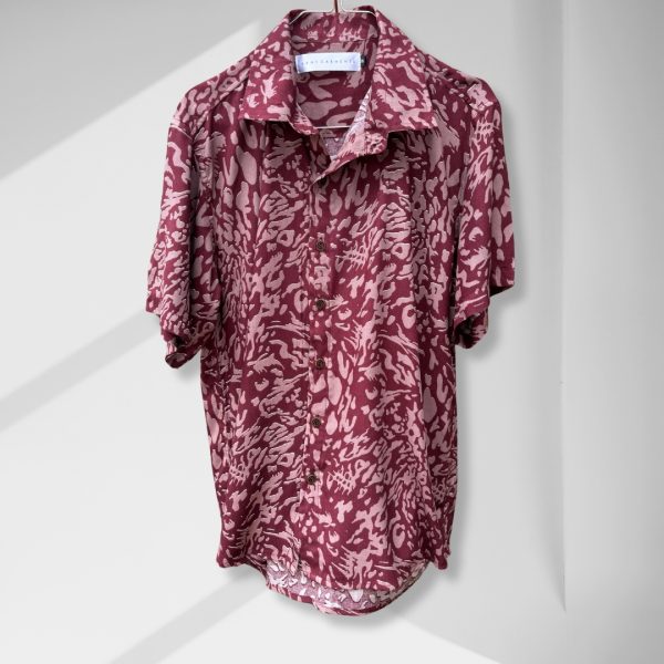 Cuban Collar Printed Relaxed Shirt from Lans Resort Collection