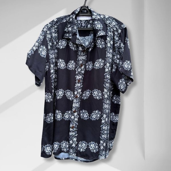 Cuban Collar Printed Relaxed Shirt from Lans Resort Collection