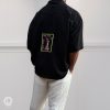 Oversized New York embroidered shirt made from breathable cotton