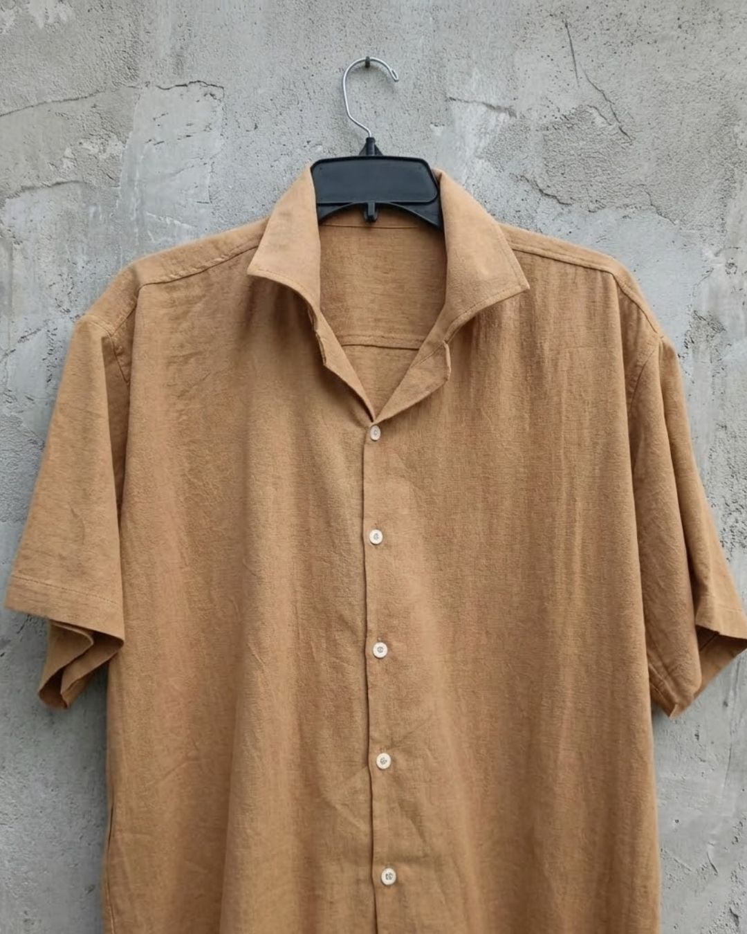 352Lans Relaxed Cuban Collar Short Sleeve Shirt (XS–4XL)