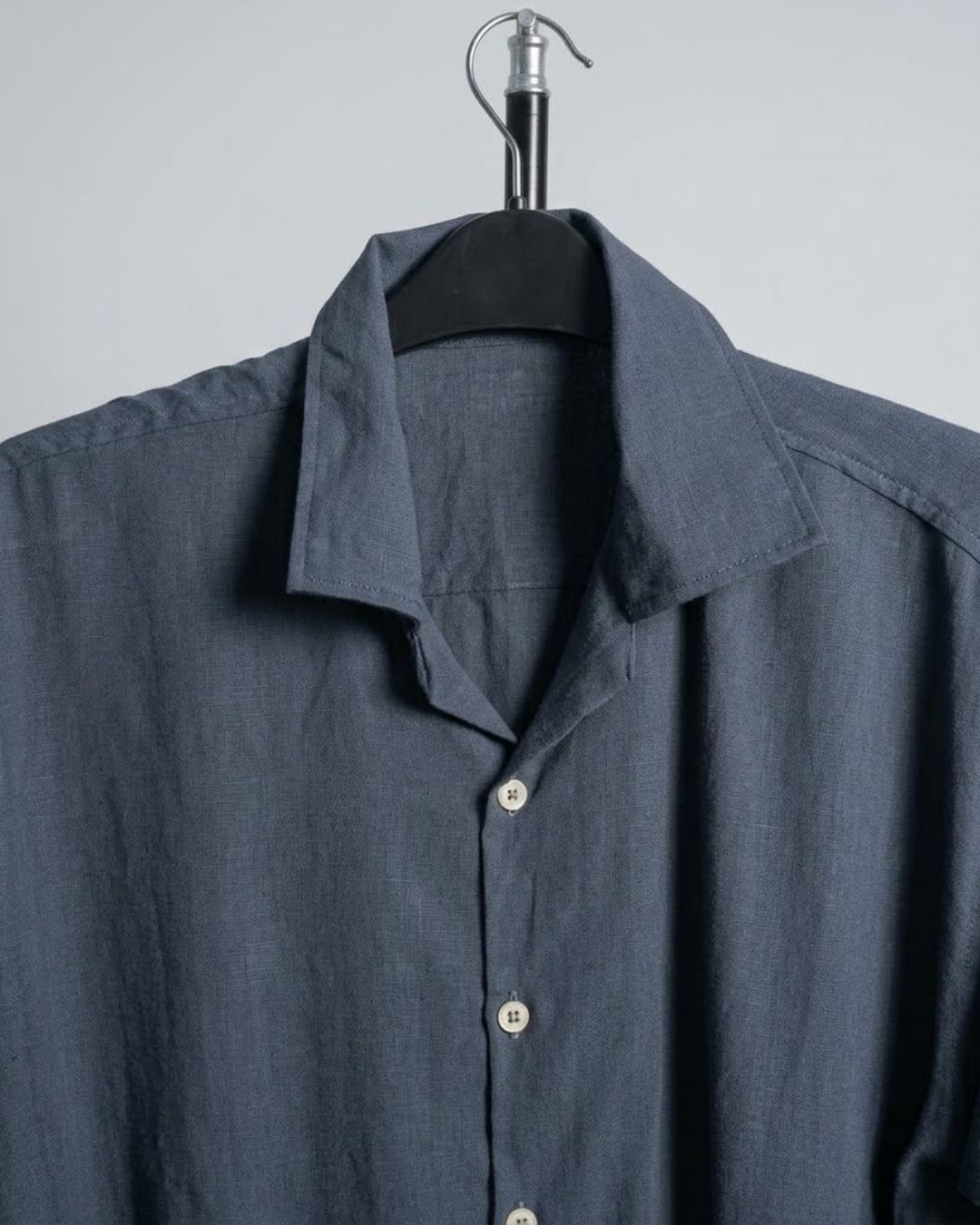 Lans Relaxed Cuban Collar Short Sleeve Shirt (XS–4XL)