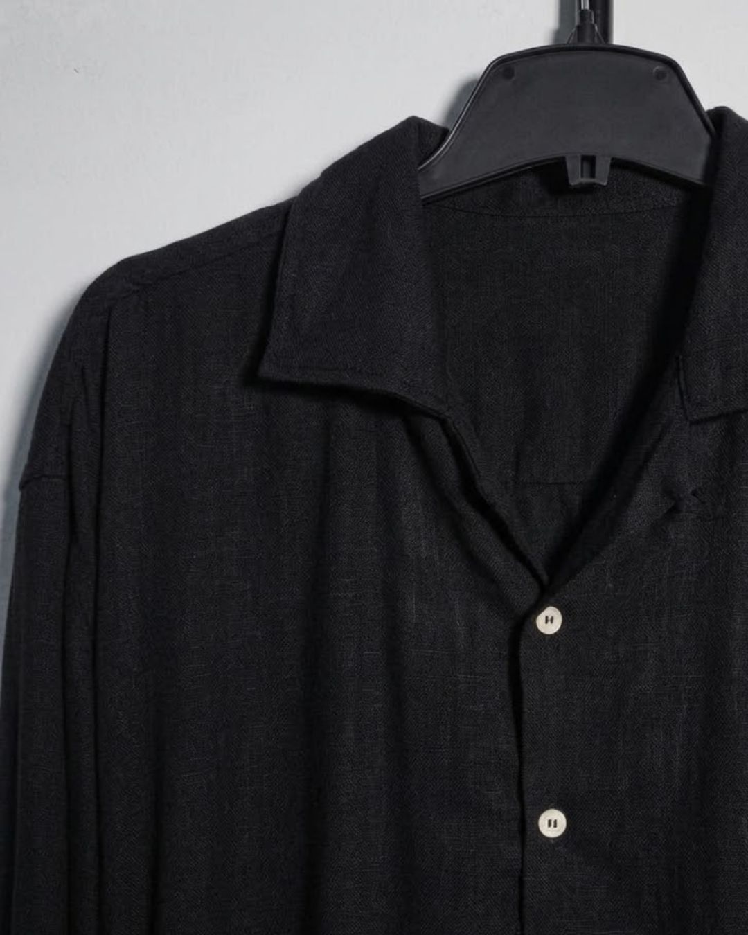 Lans Relaxed Cuban Collar Short Sleeve Shirt (XS–4XL)