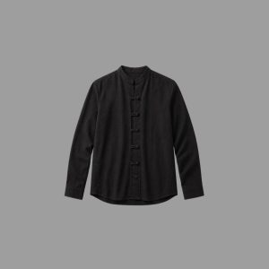 Lans Relaxed Colonial Premium Loop down Mandarin Collar Shirts – Collection