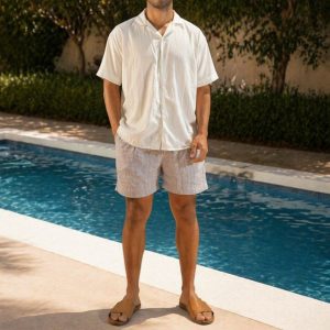 Lans Relaxed Florence Summer Outfit – Maroon