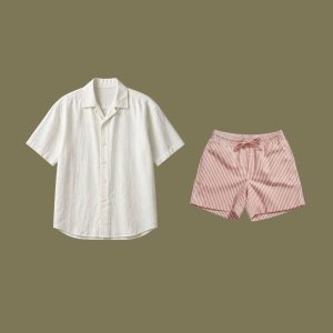 Lans Relaxed Florence Summer Outfit – Maroon