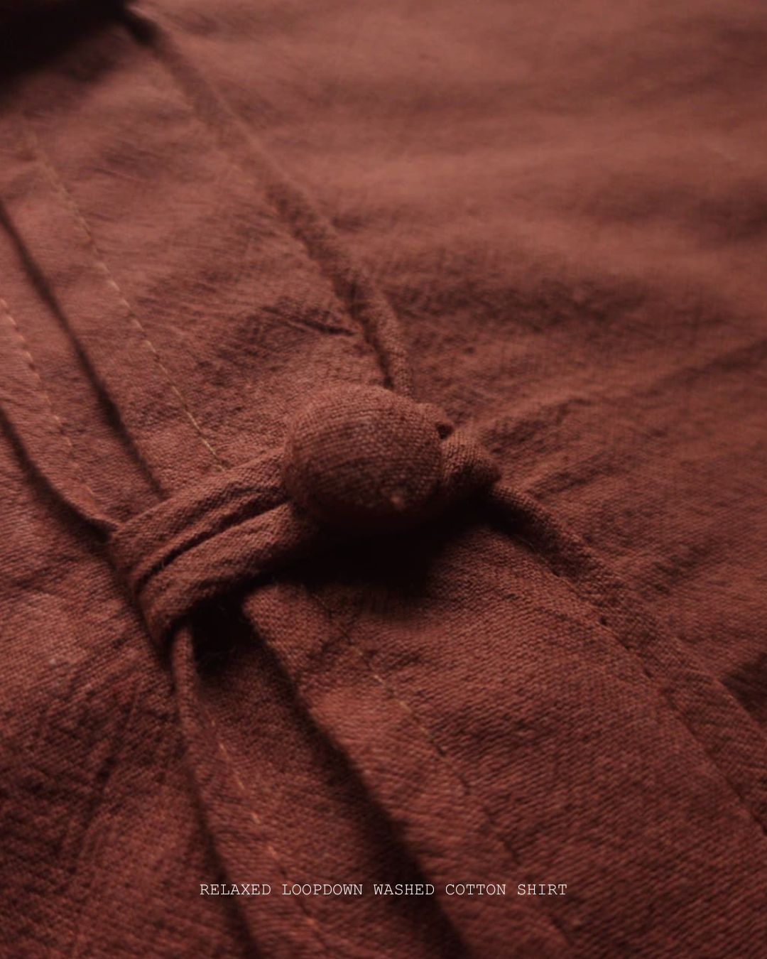 MANDARIN SHIRT WITH LOOPS FROM WASHED COTTON SRI LANKA 6