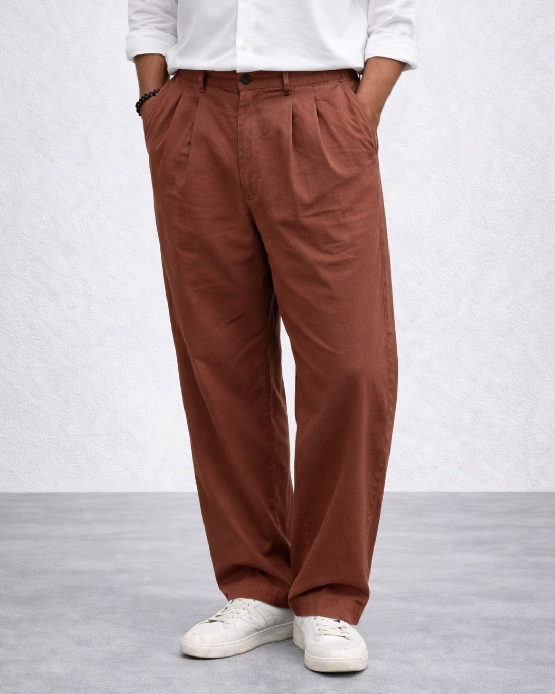 Lans Oversized Pleated Long Pants ( XS to 4XL )