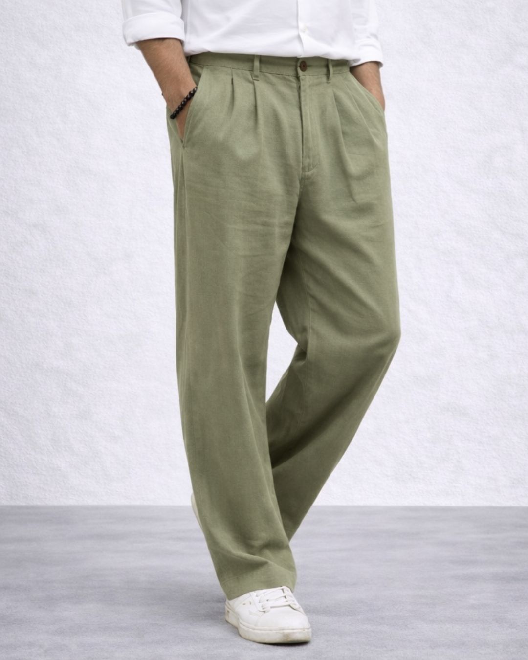 Lans Oversized Pleated Long Pants ( XS to 4XL )