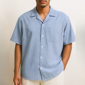 Lans Relaxed Euphoria Florence Cuban pocketed  Shirt (XS to 4XL)