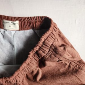 Lans Kids Linen and Cotton Summer Shorts relaxed fit with elastic waistband