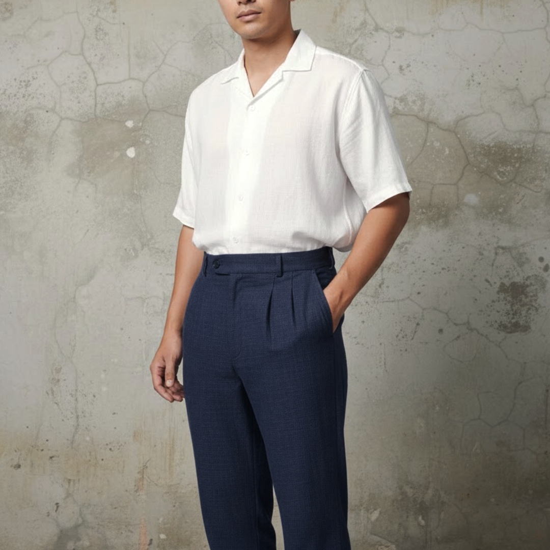 Lans Relaxed Classic Urban Pleated Mens Pant ( XS to 4XL )7