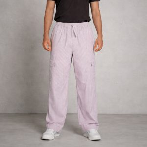 Lans Oversized Striped Cargo Pant Men's Collection front view vertical stripes