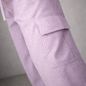 Lans Oversized Striped Cargo Pant Men's Collection front view vertical stripes