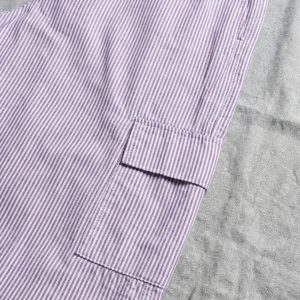 Lans Oversized Striped Cargo Pant Men's Collection front view vertical stripes