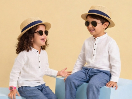 ans Kids Collection main image featuring comfortable unisex cotton outfits made in Sri Lanka