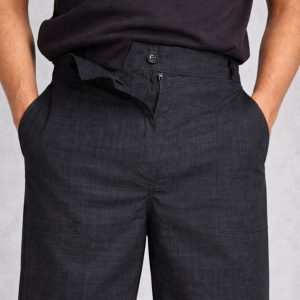 Man wearing true oversized utility trousers street style made in Sri Lanka