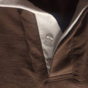 Lans Washed Linen Retro Shirt in Charcoal Olive front view oversized fit