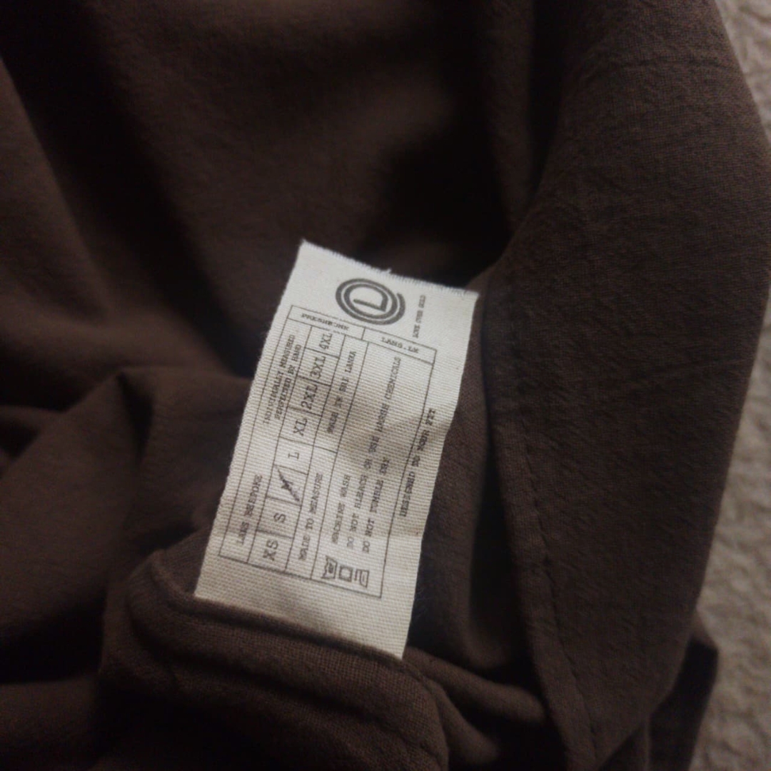 Lans Oversized Washed Cotton Camp Collar Long Sleeve Shirt & Long Pant Full Outfit Man wearing oversized washed cotton outfit resort style made in Sri Lanka