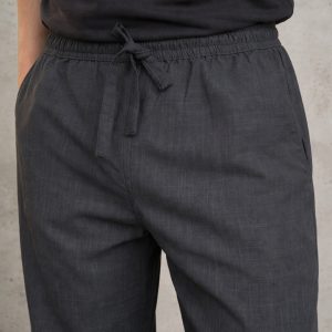 Man wearing oversized linen full outfit resort style made in Sri Lanka