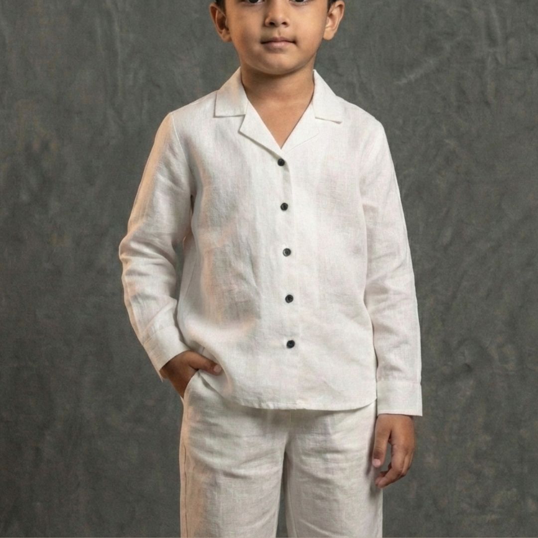 330 Lans Kid Long Sleeve Shirt front view bold color for Kid