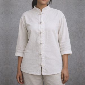 Lans Relaxed Heirloom Loop Women’s Shirt -Off White( XS to 4XL )