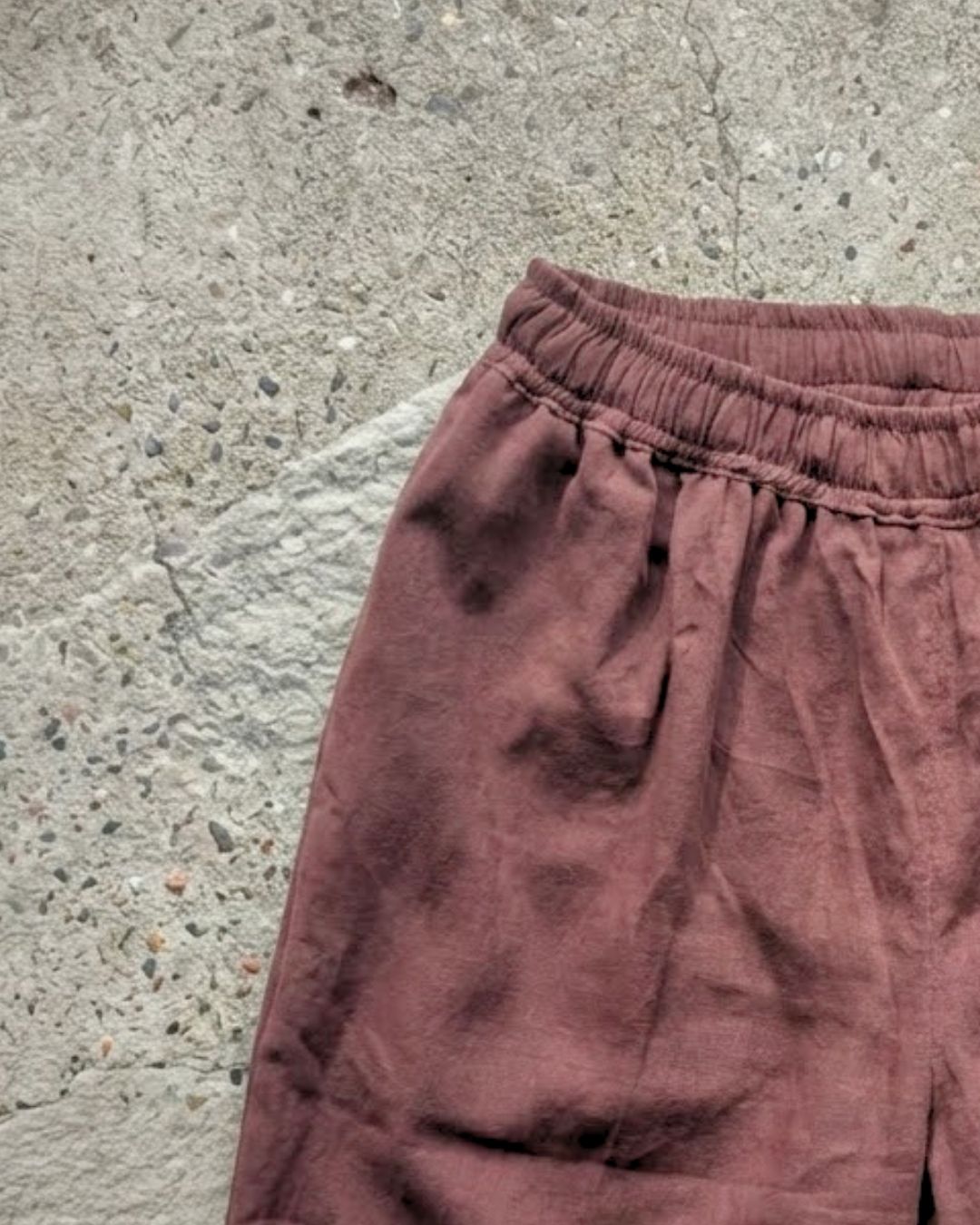 Lans Oversized Suncrest Embroidery Shirt & Coffee Brown long Pant - Men's Outfit (XS to 4XL)