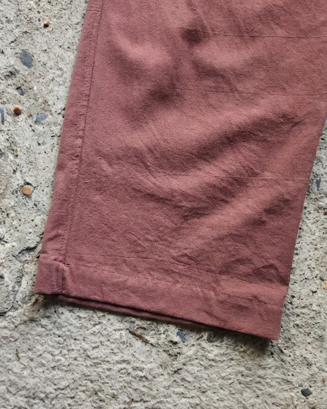 Lans Oversized Suncrest Embroidery Shirt & Coffee Brown long Pant - Men's Outfit (XS to 4XL)