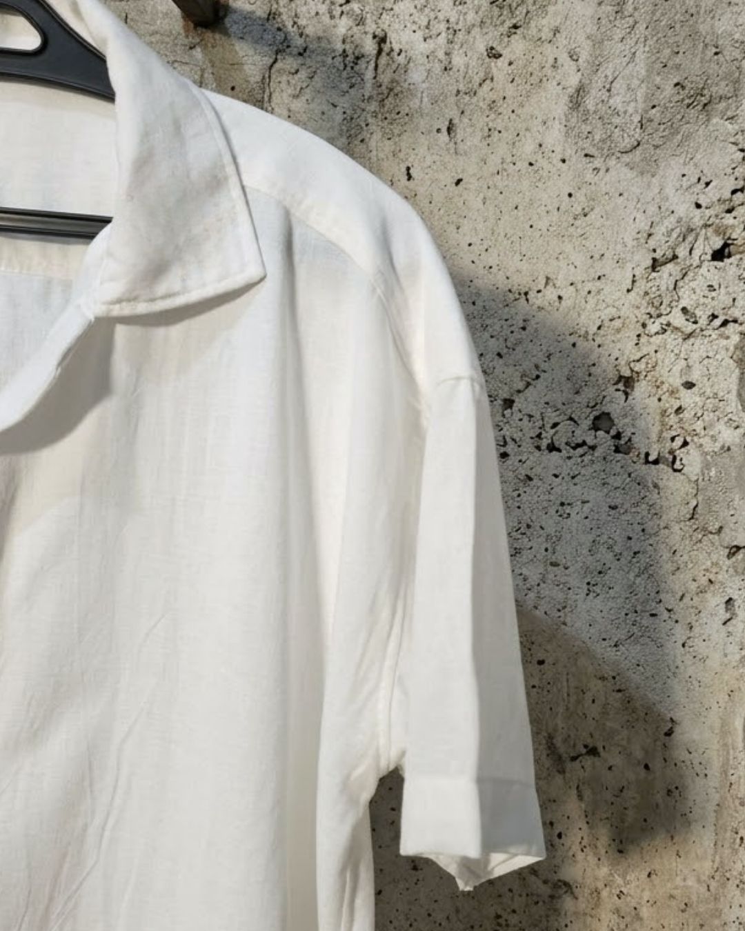 Lans Oversized Suncrest Embroidery Shirt & Coffee Brown long Pant - Men's Outfit (XS to 4XL)