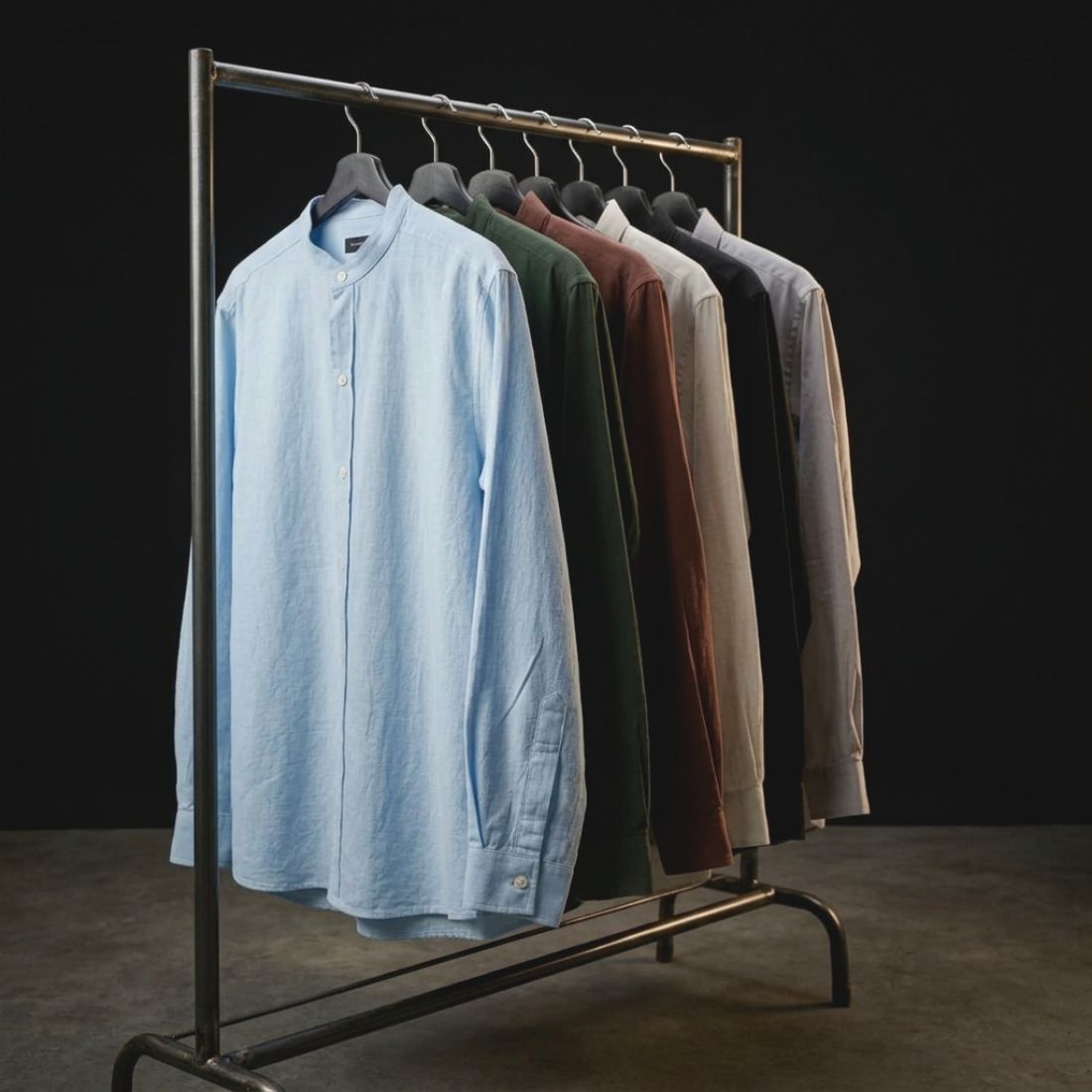 Lans Relaxed Mandarin Shirt Collection