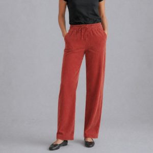 The Lans Woman Relaxed Corduroy Long Pant