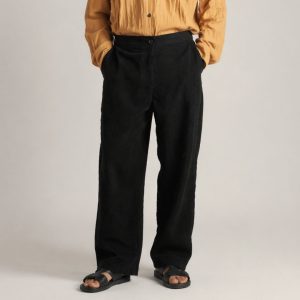 Lans Urban Oversized Corduroy Pant – Rust Black