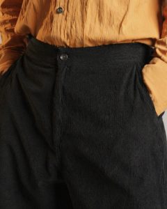 Lans Urban Oversized Corduroy Pant – Rust Black