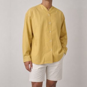 LANS Men’s Granada Shirt & Club Short Outfit – Lemon Mist.