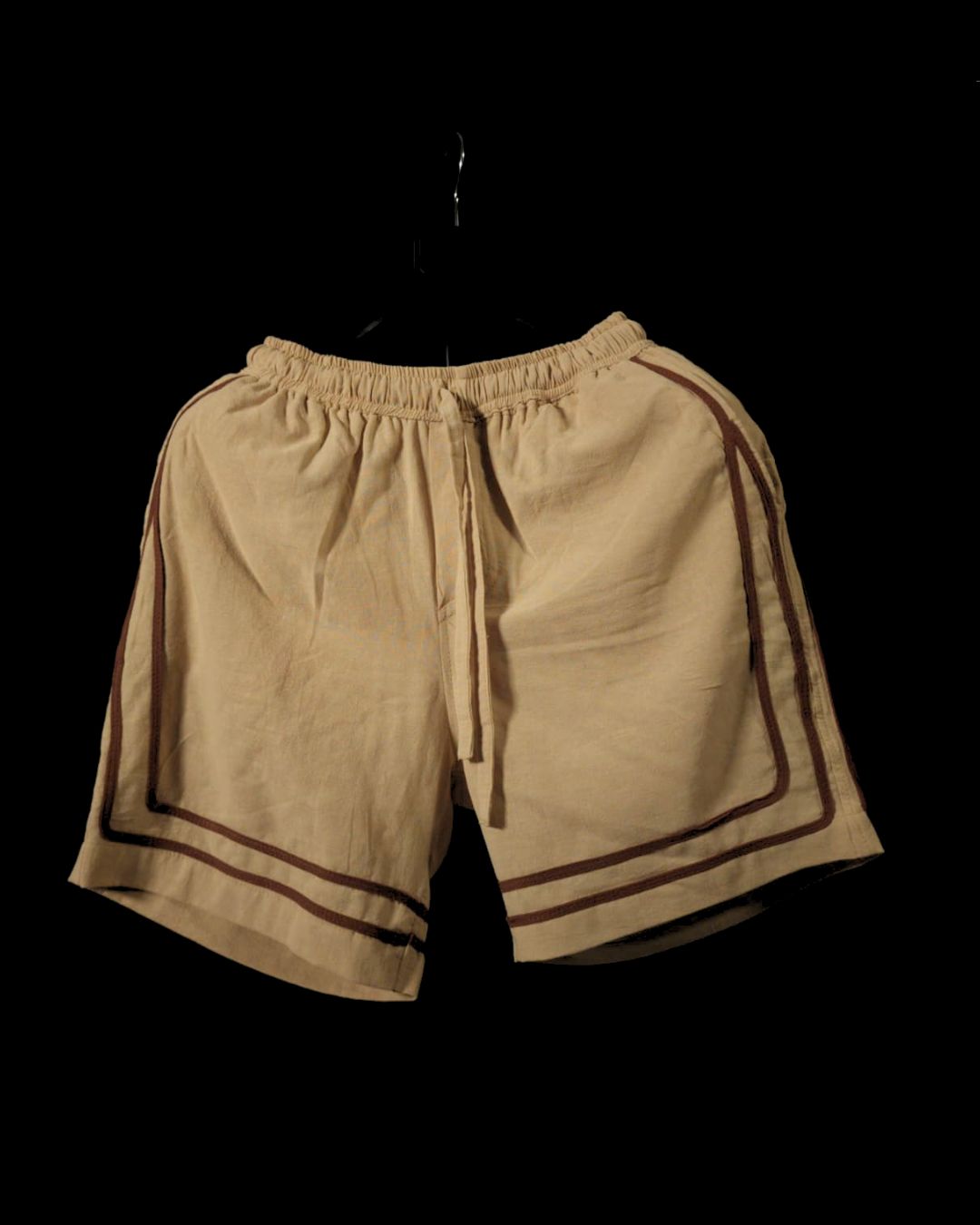 Men’s Striped Cuban Shirt and Summer Short Outfit | LANS COMO Men’s Striped Cuban Shirt and Summer Short Outfit