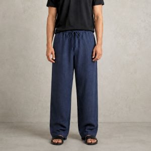 Men’s Oversized Linen Long Pant | LANS