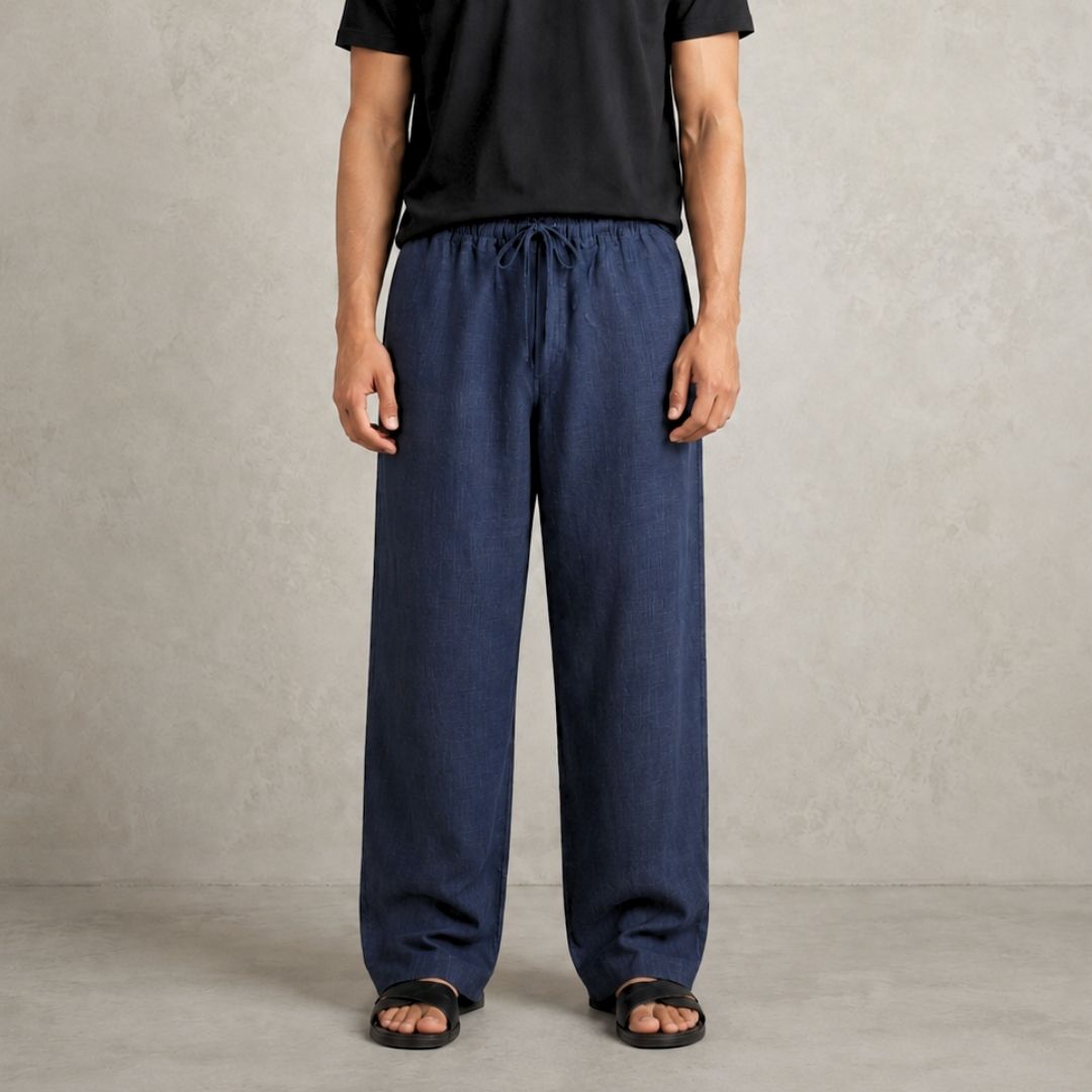 Men’s Oversized Linen Long Pant Men’s Oversized Linen Long Pant | LANS