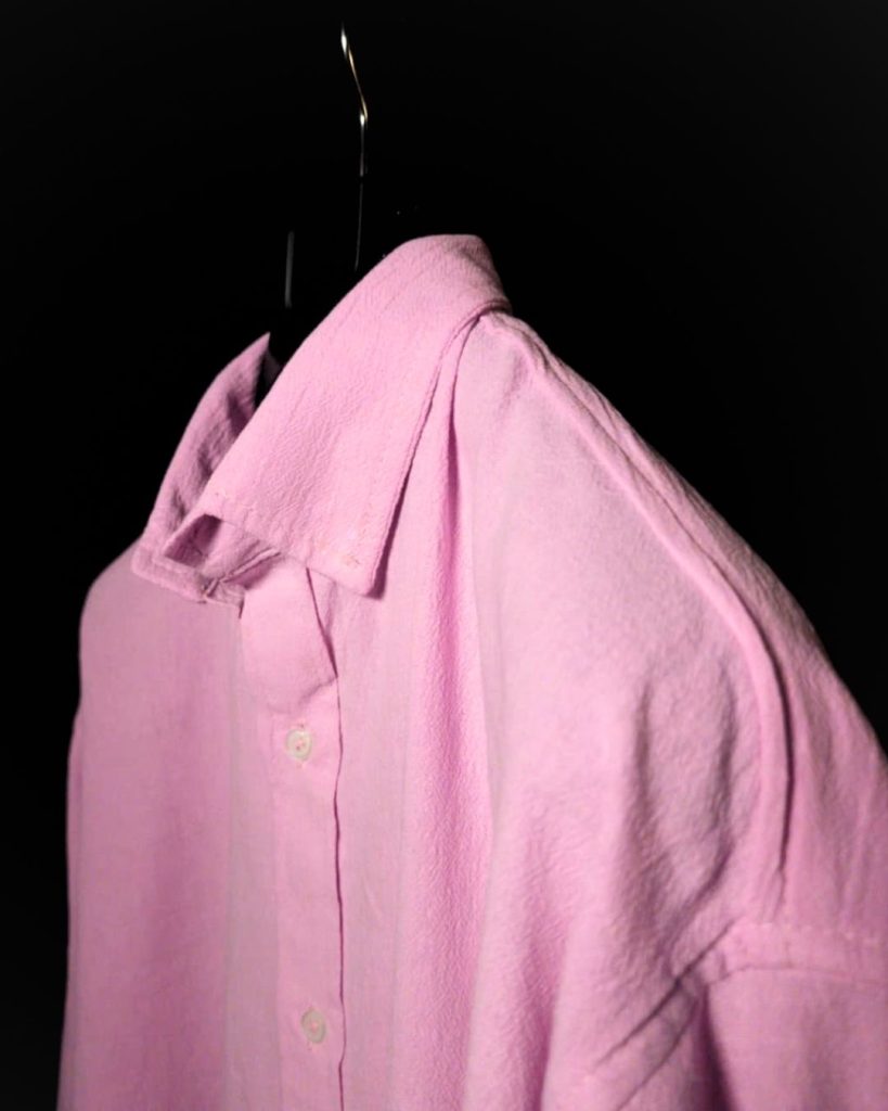 Lans Oversized Point Collar Long Sleeve Light Pink Shirt – Kids