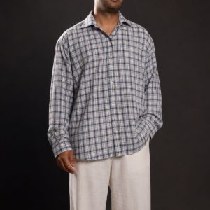Lans Oversized Vintage Checked Gilbert Shirt