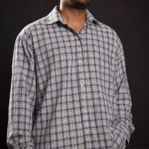 Lans Oversized Vintage Checked Gilbert Shirt