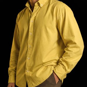 Lans Full Outfit Oversized Maroon Cuban Shirt and Coastline Off-White Pant front view