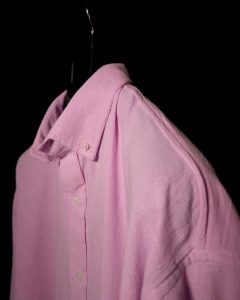 Lans Full Outfit Oversized Maroon Cuban Shirt and Coastline Off-White Pant front view